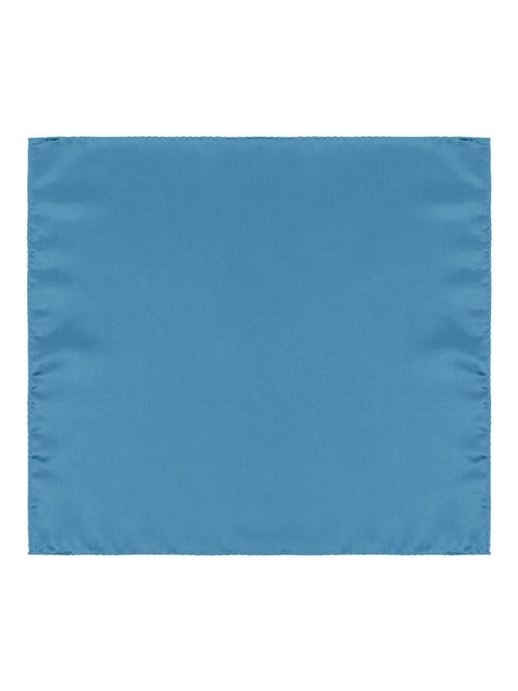 Light Blue Silk Pocket Square