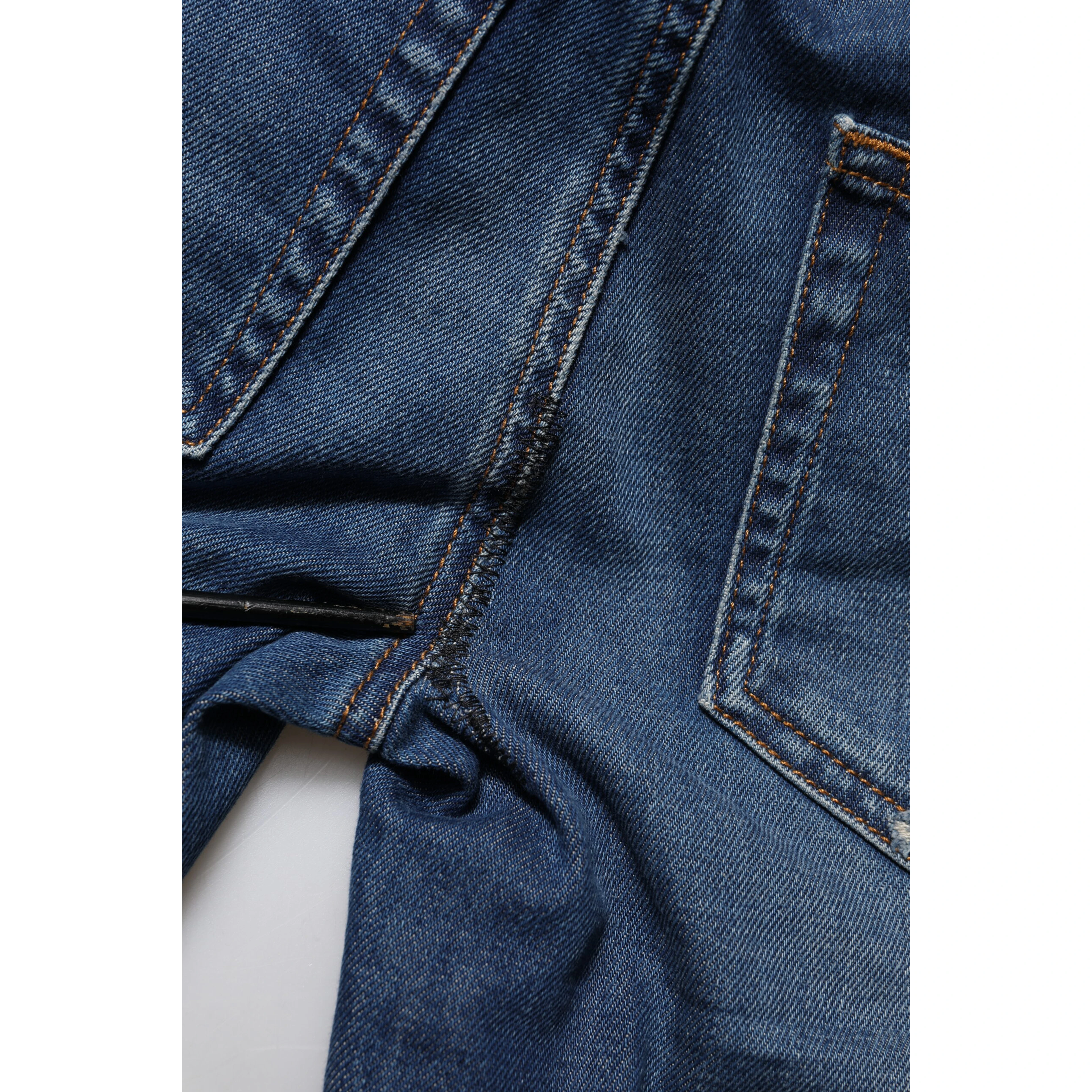 Blue Cotton Low Waist Skinny Denim Jeans