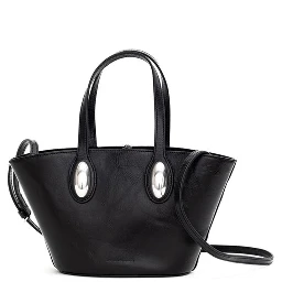 Black Leather Shoulder Bag