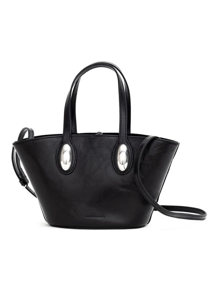 Black Leather Shoulder Bag