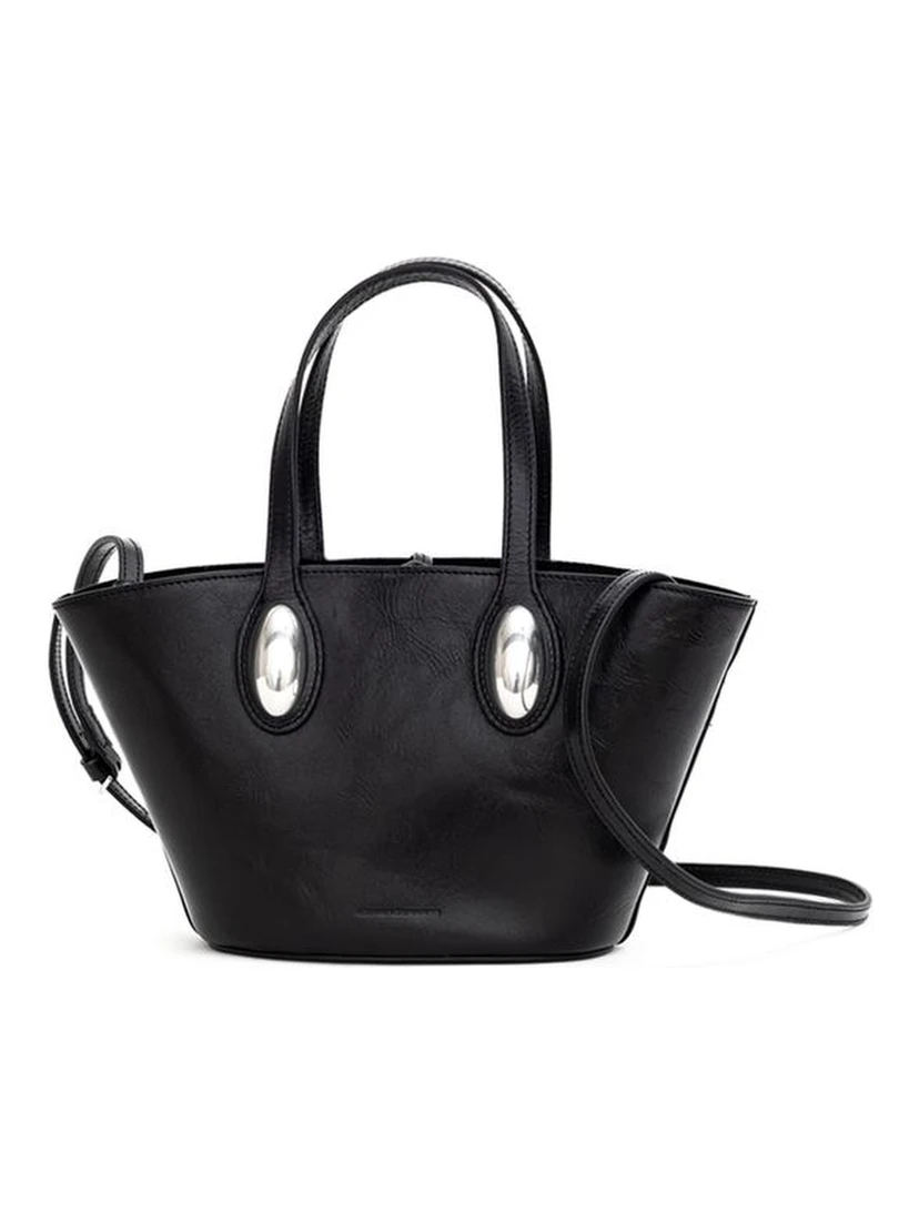 Black Leather Shoulder Bag