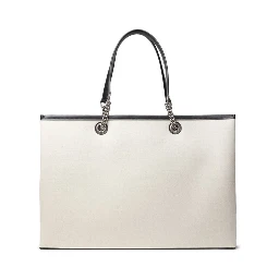 Gray Cotton Tote Bag