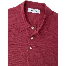 Red Cotton Polo Shirt