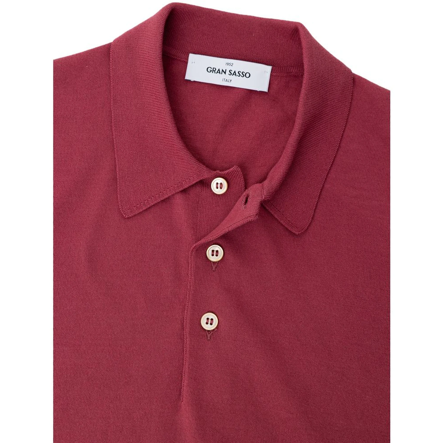 Red Cotton Polo Shirt