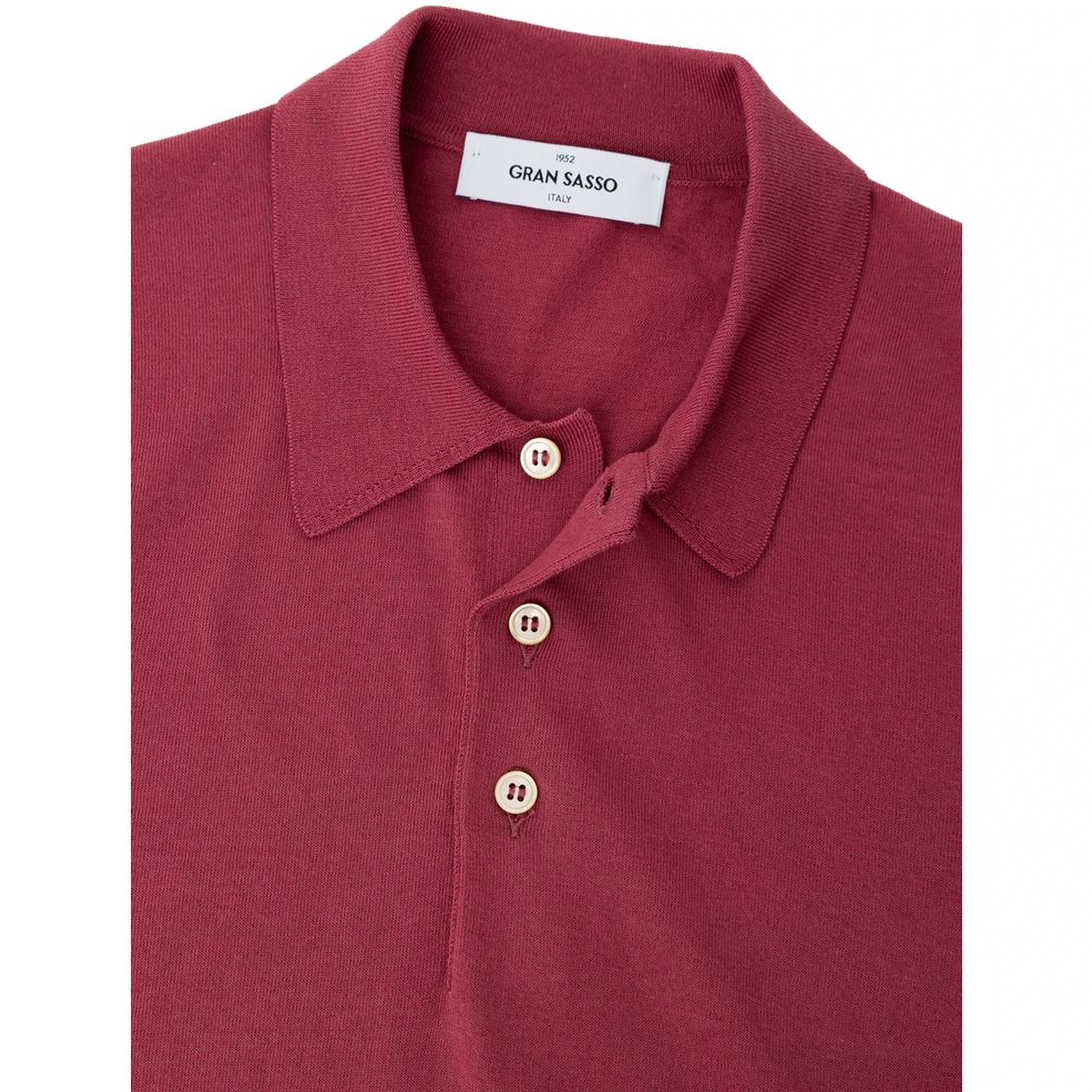 Red Cotton Polo Shirt