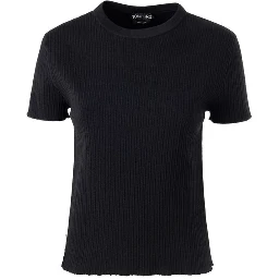 Black Silk T-Shirt