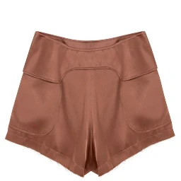 Pink Viscose Shorts