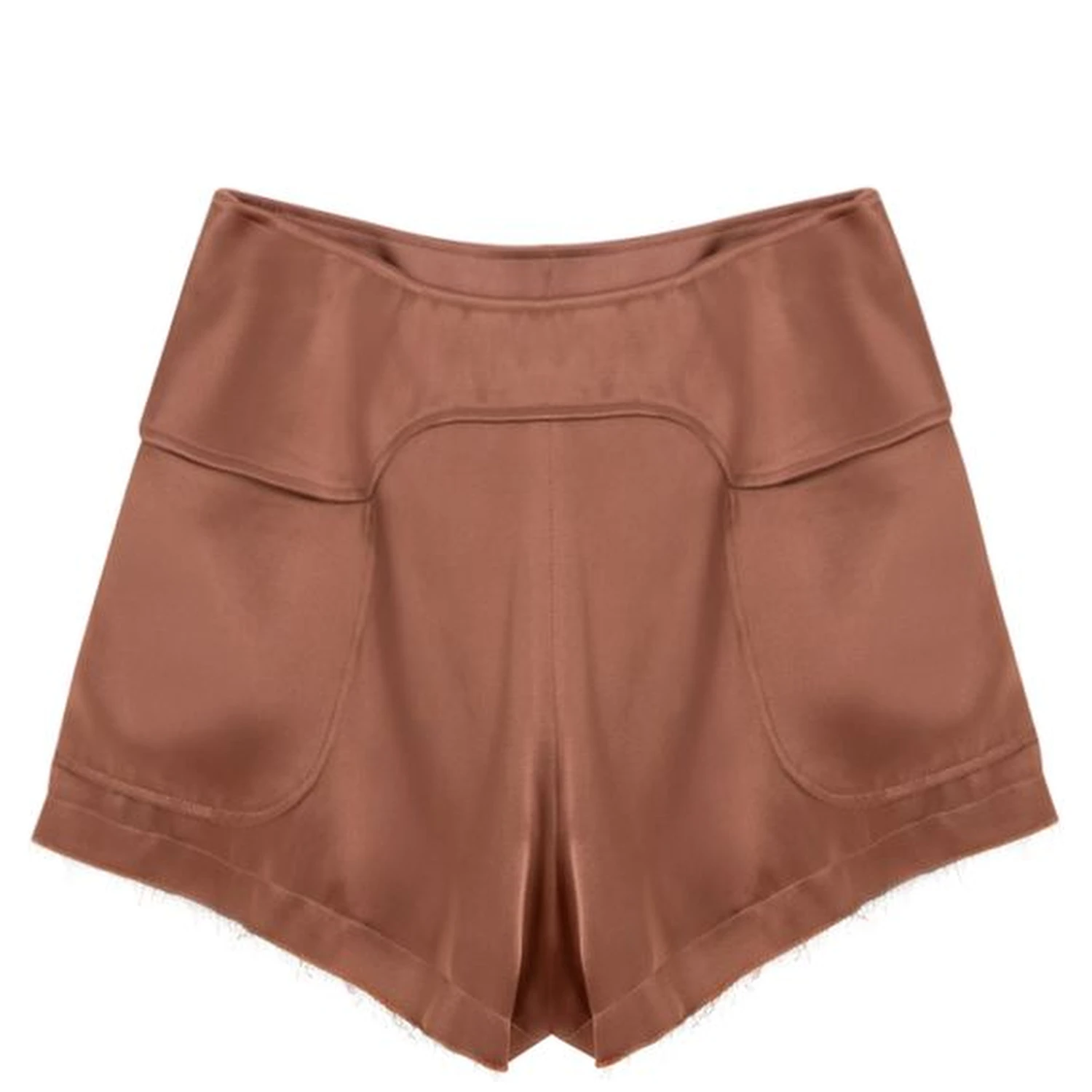 Pink Viscose Shorts