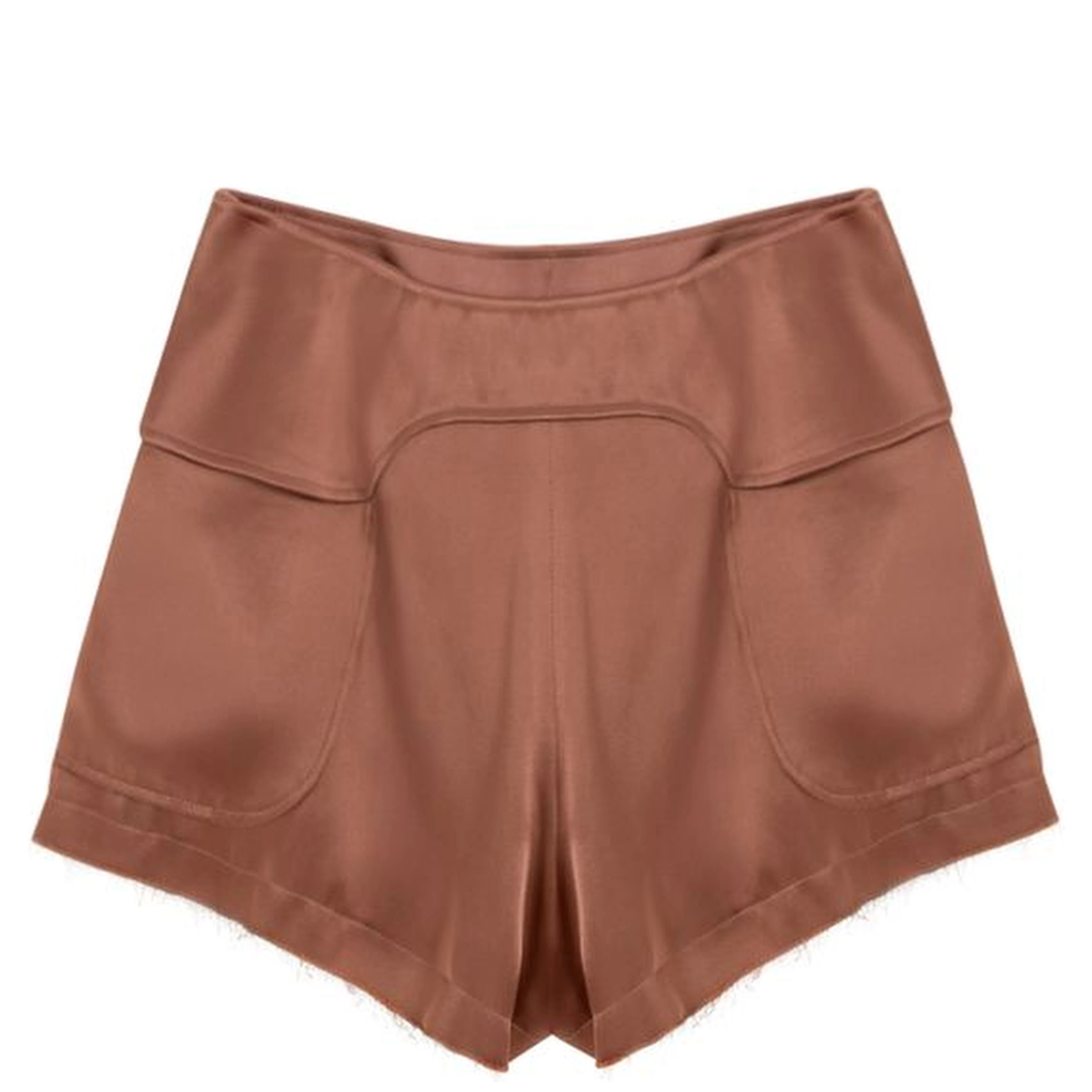 Pink Viscose Shorts