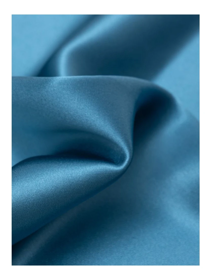 Light Blue Silk Pocket Square