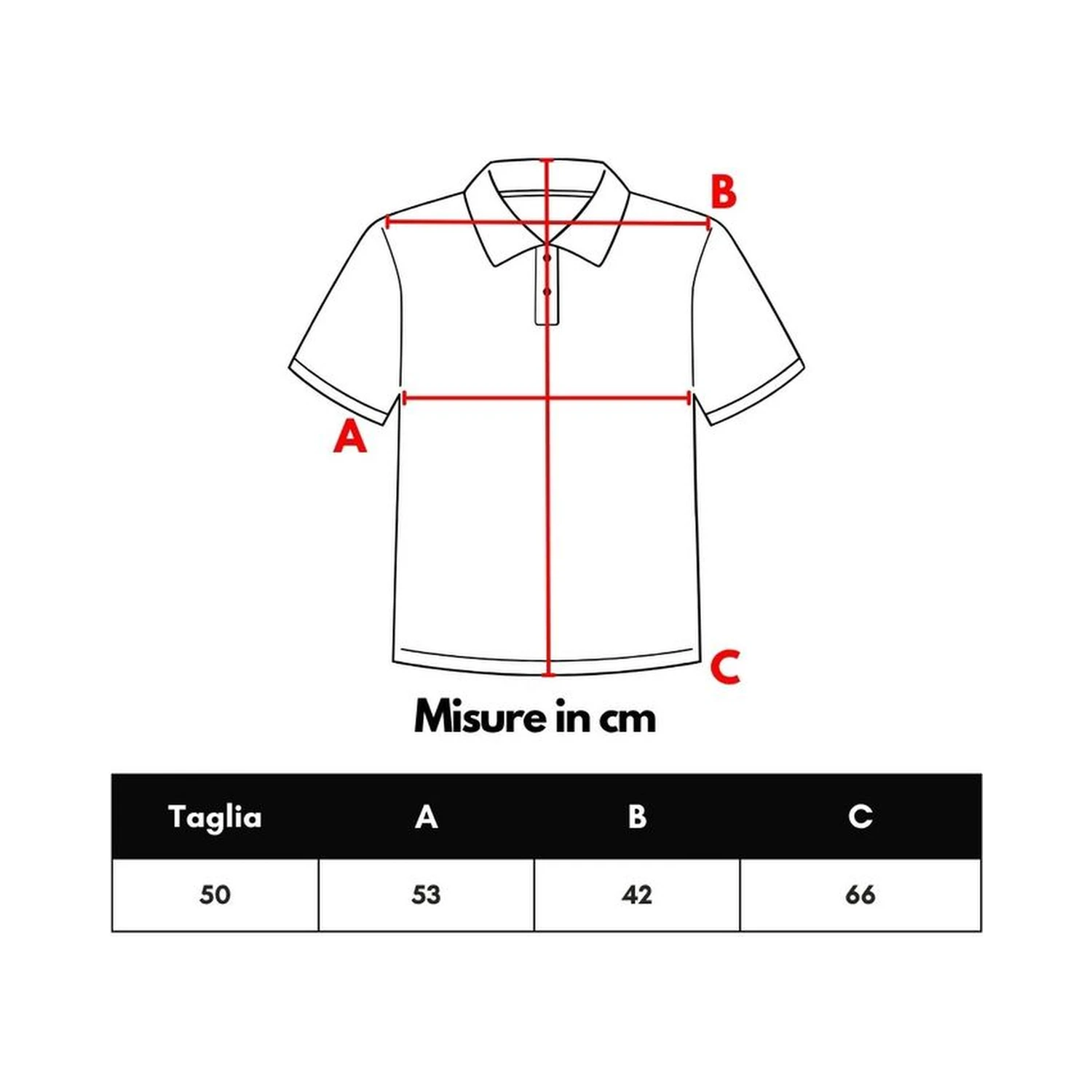 Red Cotton Polo Shirt