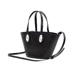 Black Leather Shoulder Bag