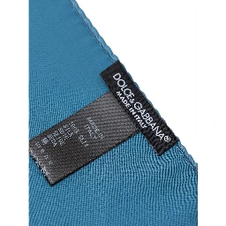 Light Blue Silk Pocket Square