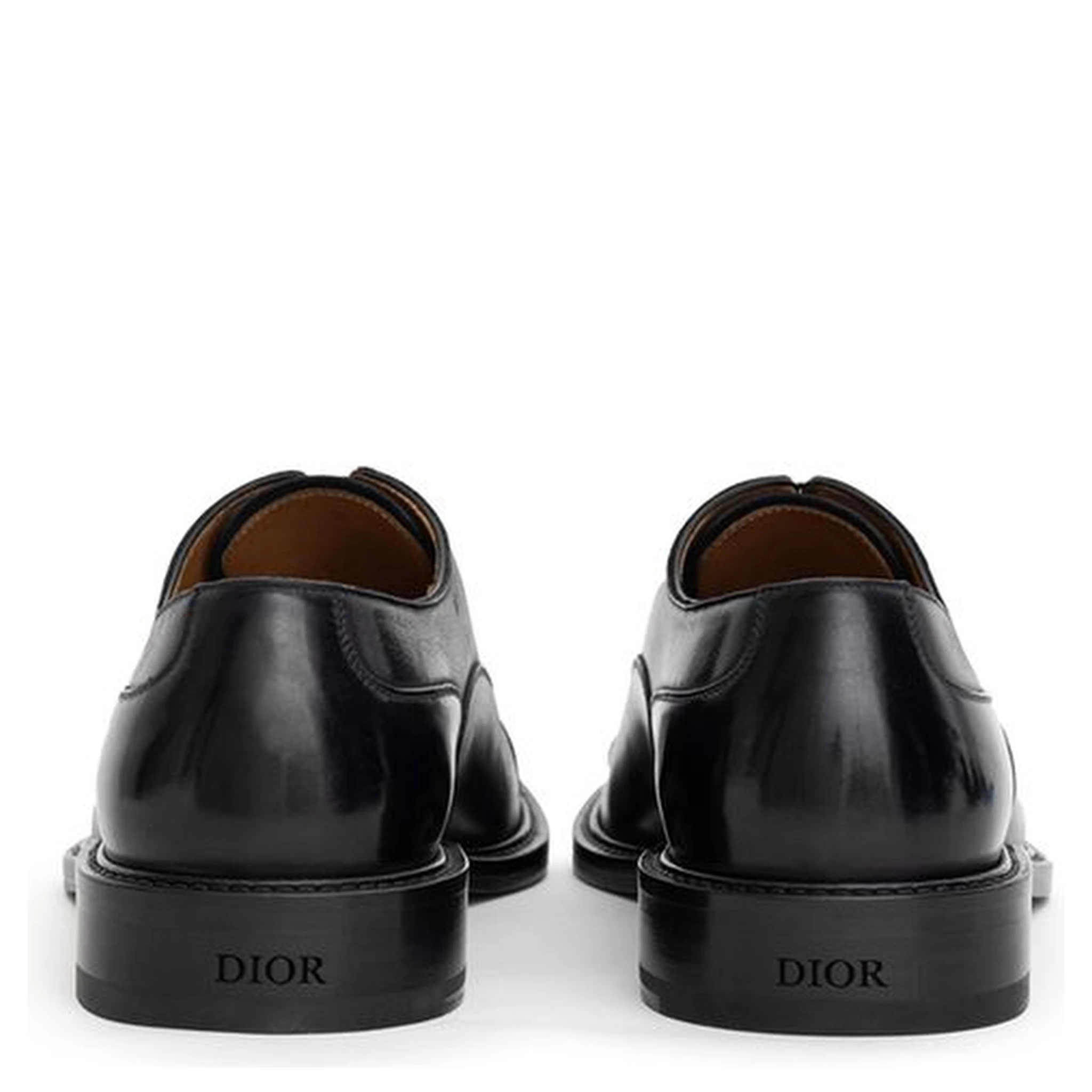 Black Leather Oxfords And Derbies