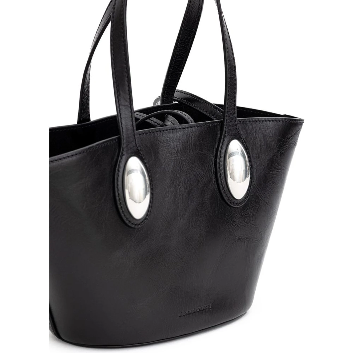 Black Leather Shoulder Bag