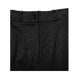 Black Nylon High Waist Skinny Leggings Pants