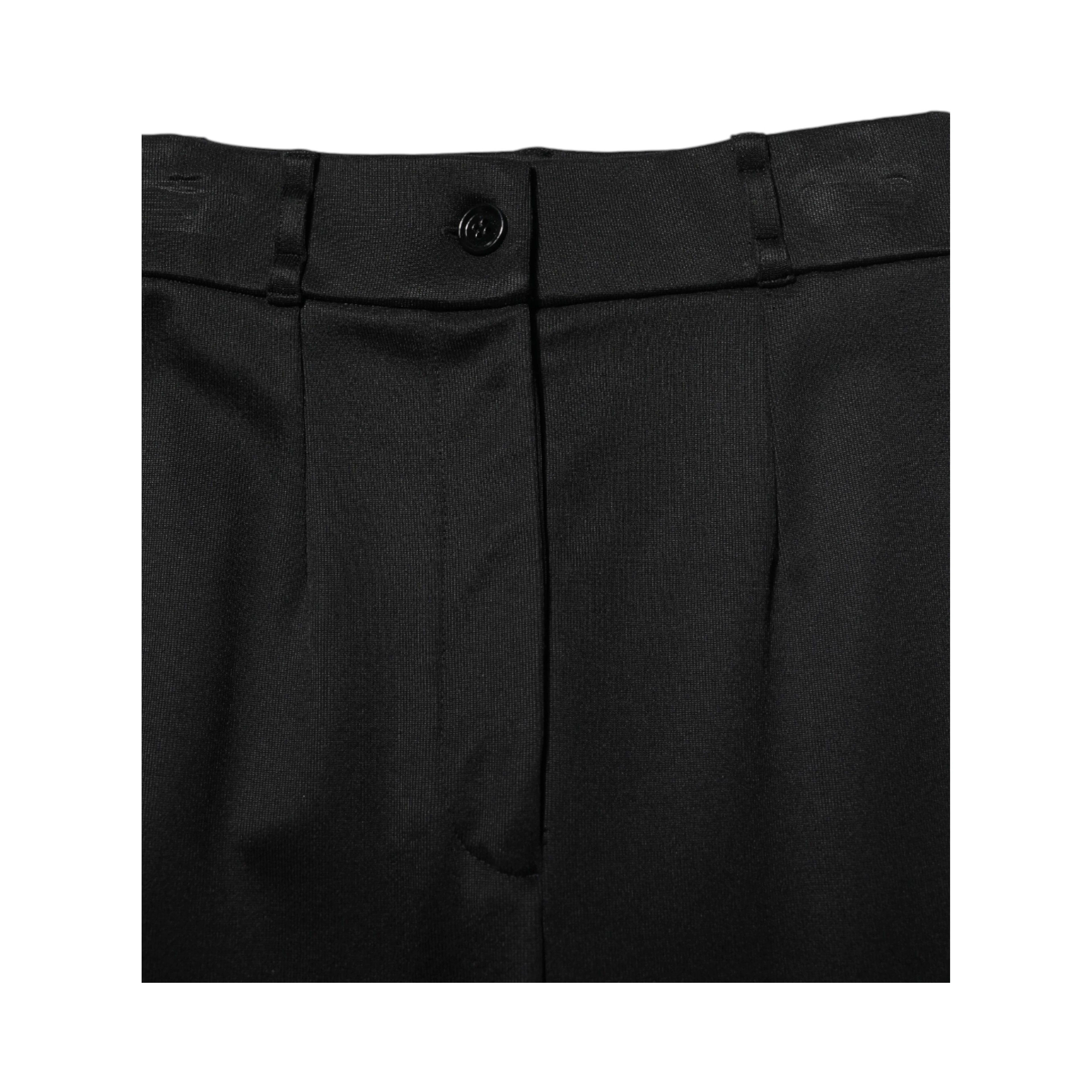 Black Nylon High Waist Skinny Leggings Pants