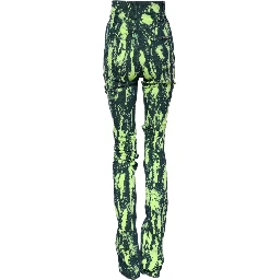 Green Color Splash High Waist Denim Jeans