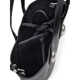 Black Leather Shoulder Bag