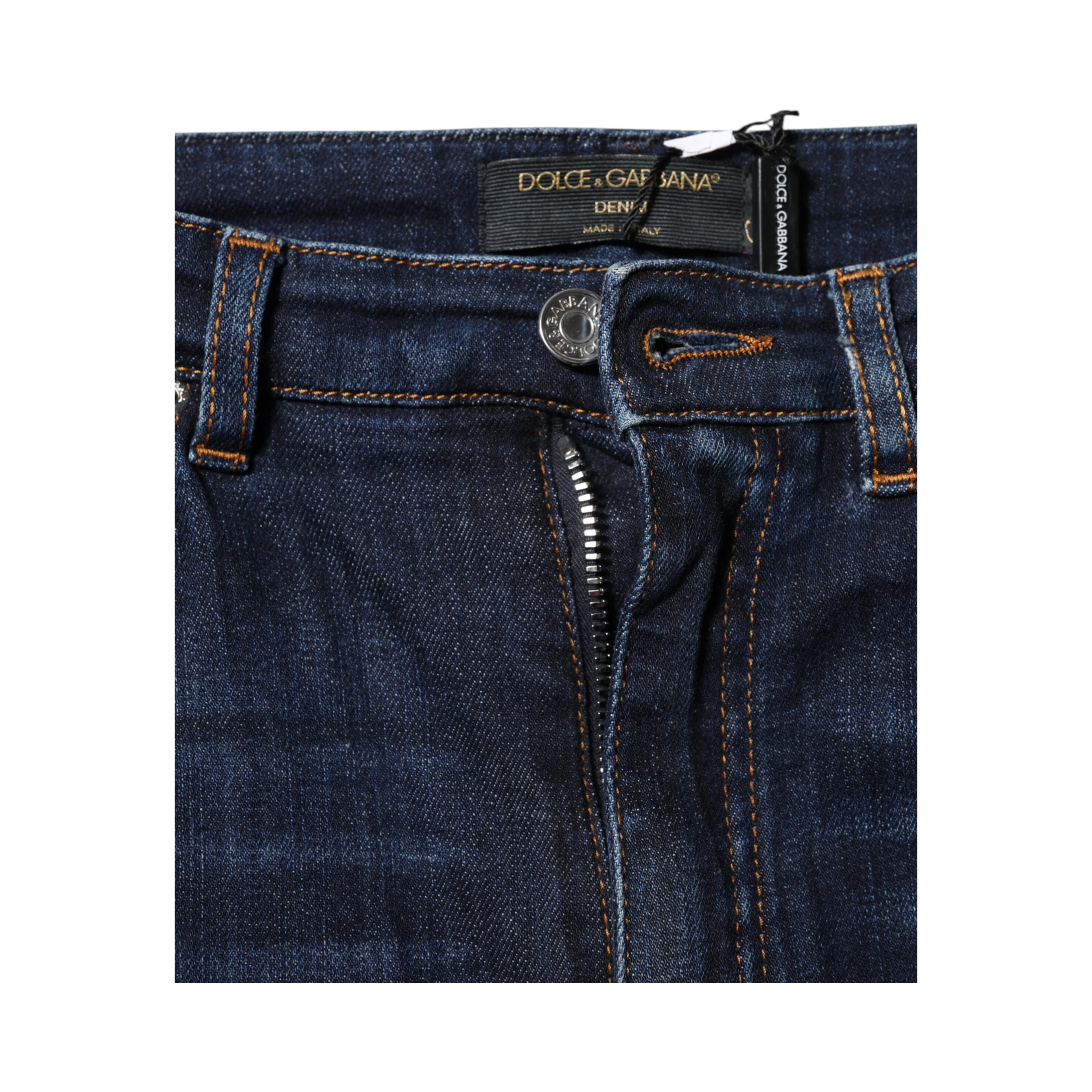 Blue GRACE High Waist Skinny Denim Jeans