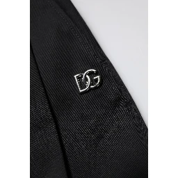Black Cotton HighWaist Wide Leg Pants