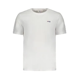 White Cotton Men's T-Shirt