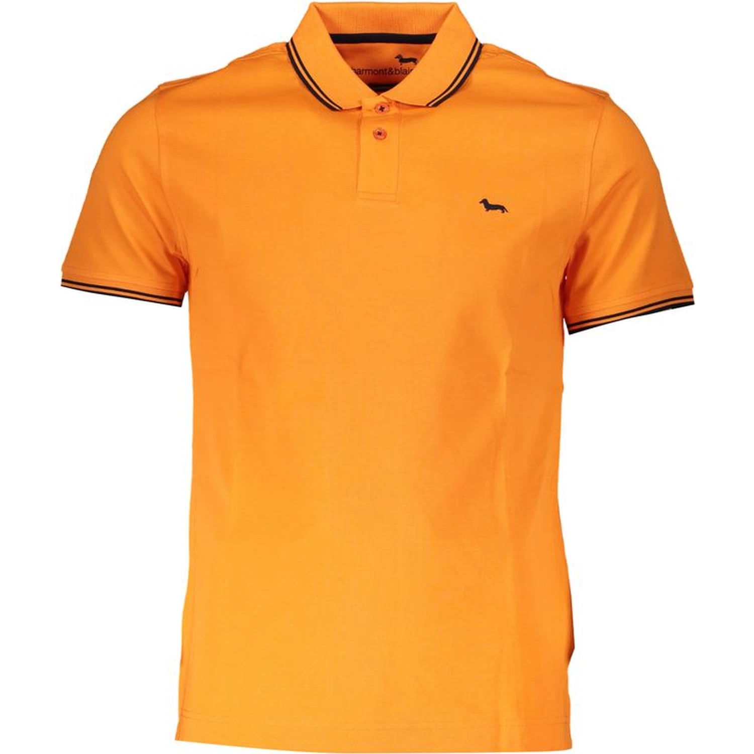 Orange Cotton Polo Shirt