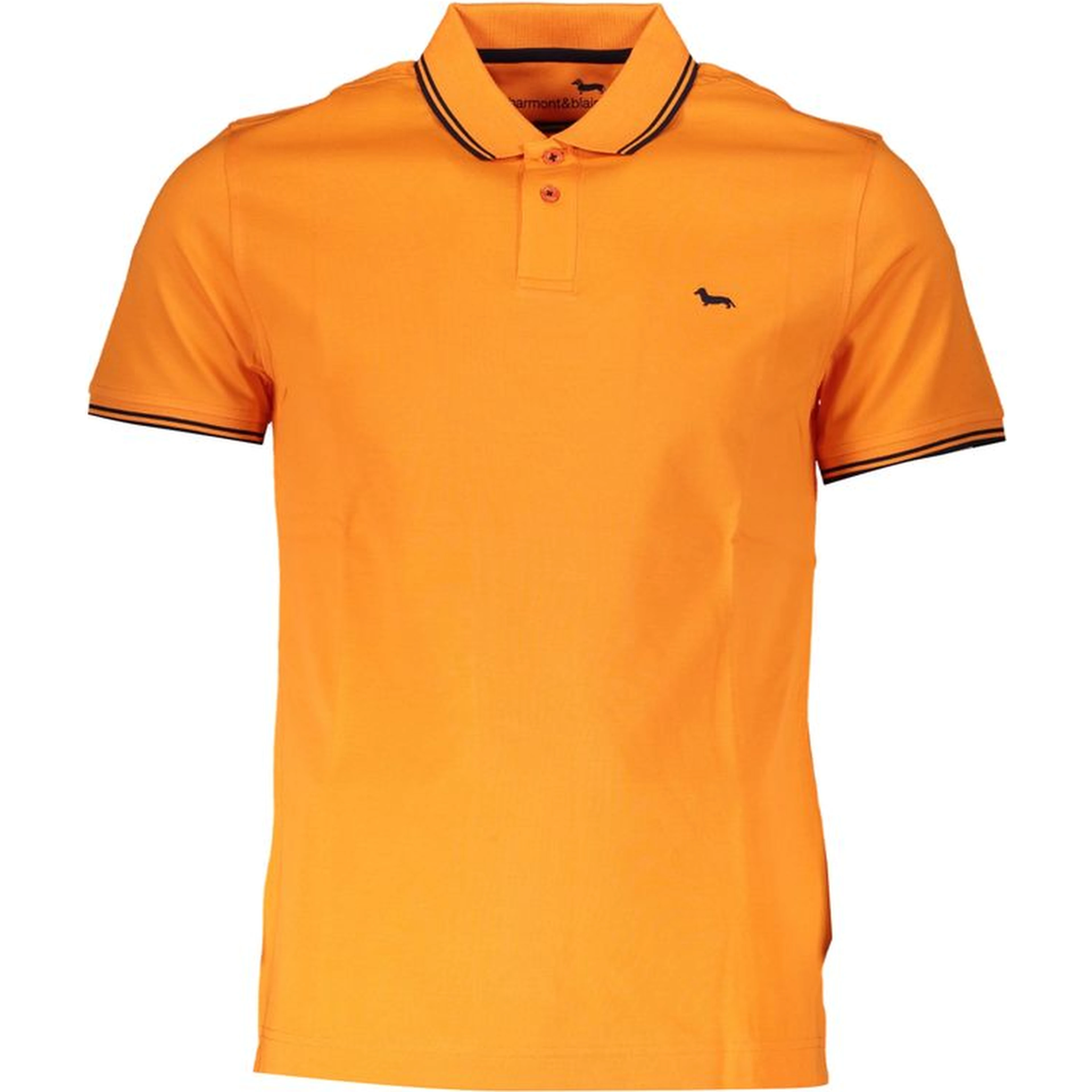 Orange Cotton Polo Shirt