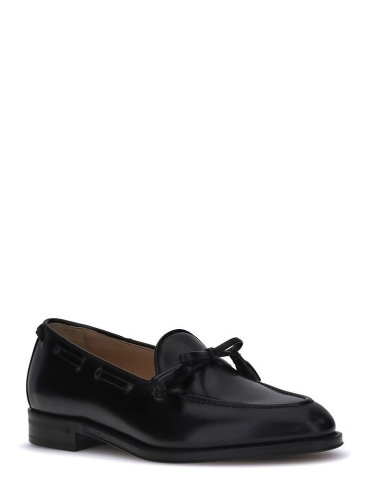 Black Calf Leather Bos Taurus Slip-On Loafers alternative