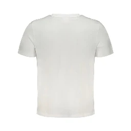 White Cotton Men's T-Shirt
