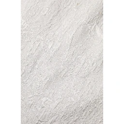 White Floral Brocade A-line High Waist Skirt