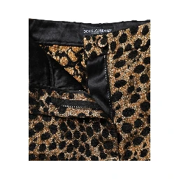 Brown Leopard High Waisted Hot Pants Shorts
