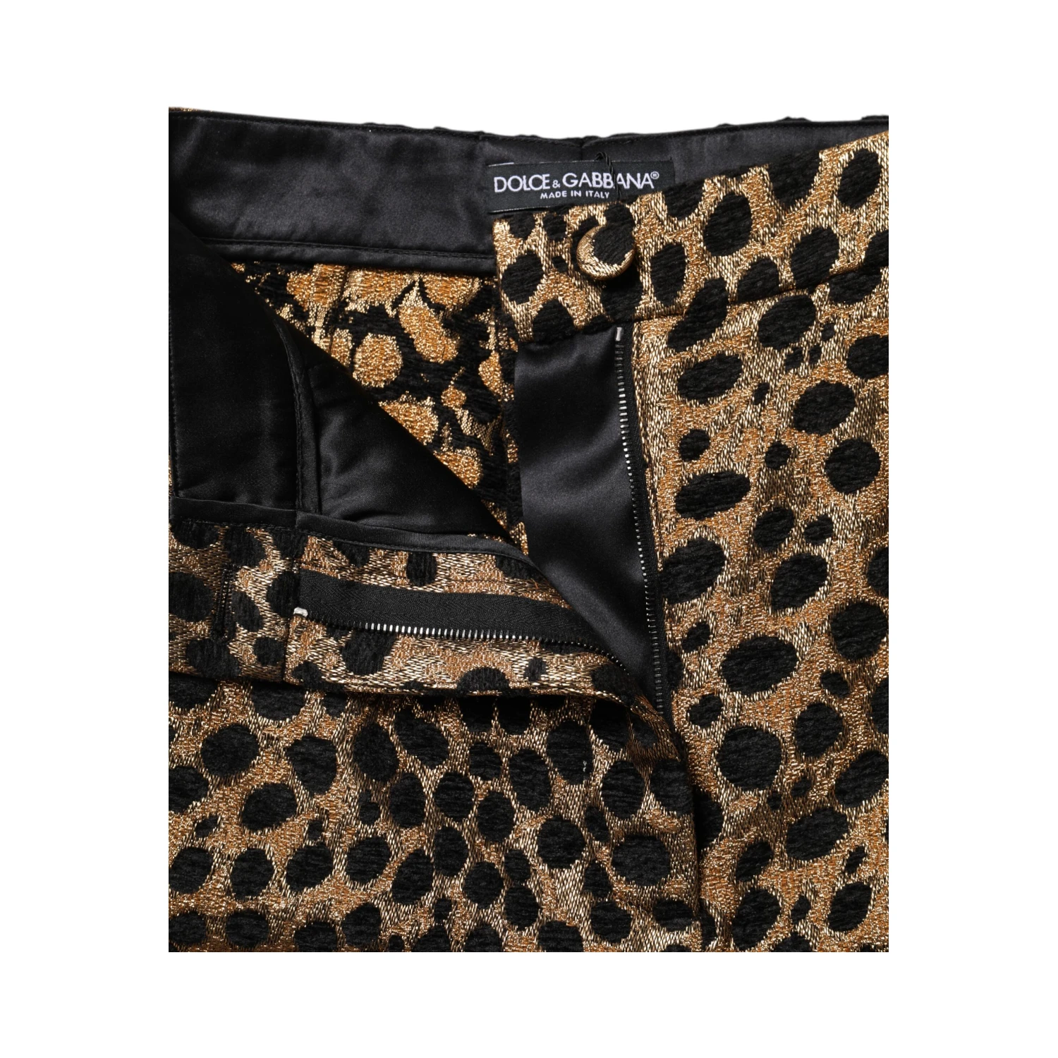 Brown Leopard High Waisted Hot Pants Shorts