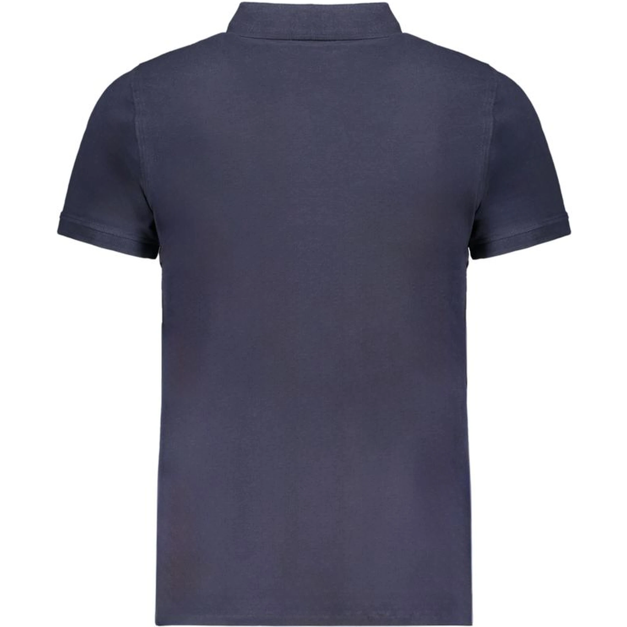 Blue Cotton Polo Shirt