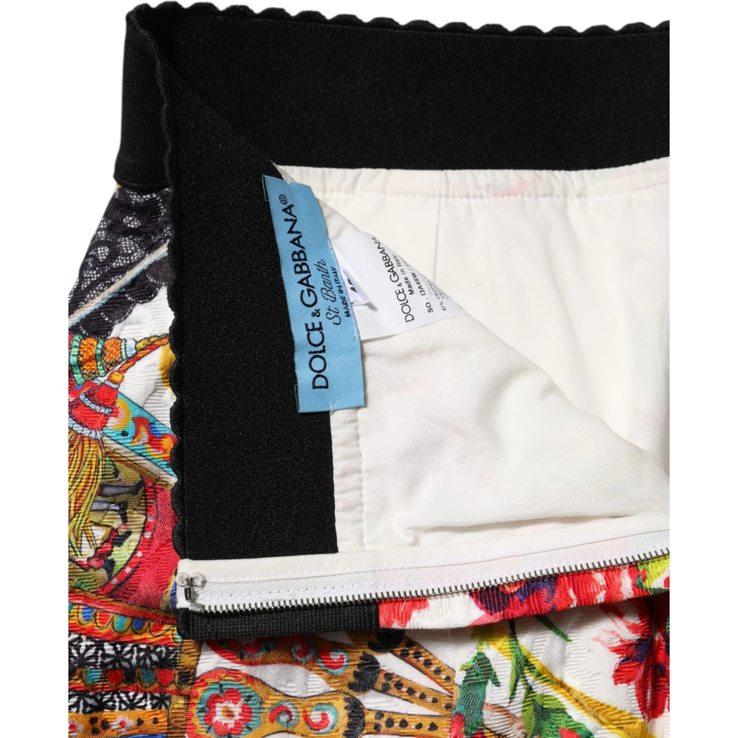 Multicolor Floral High Waist Hot Pants Shorts