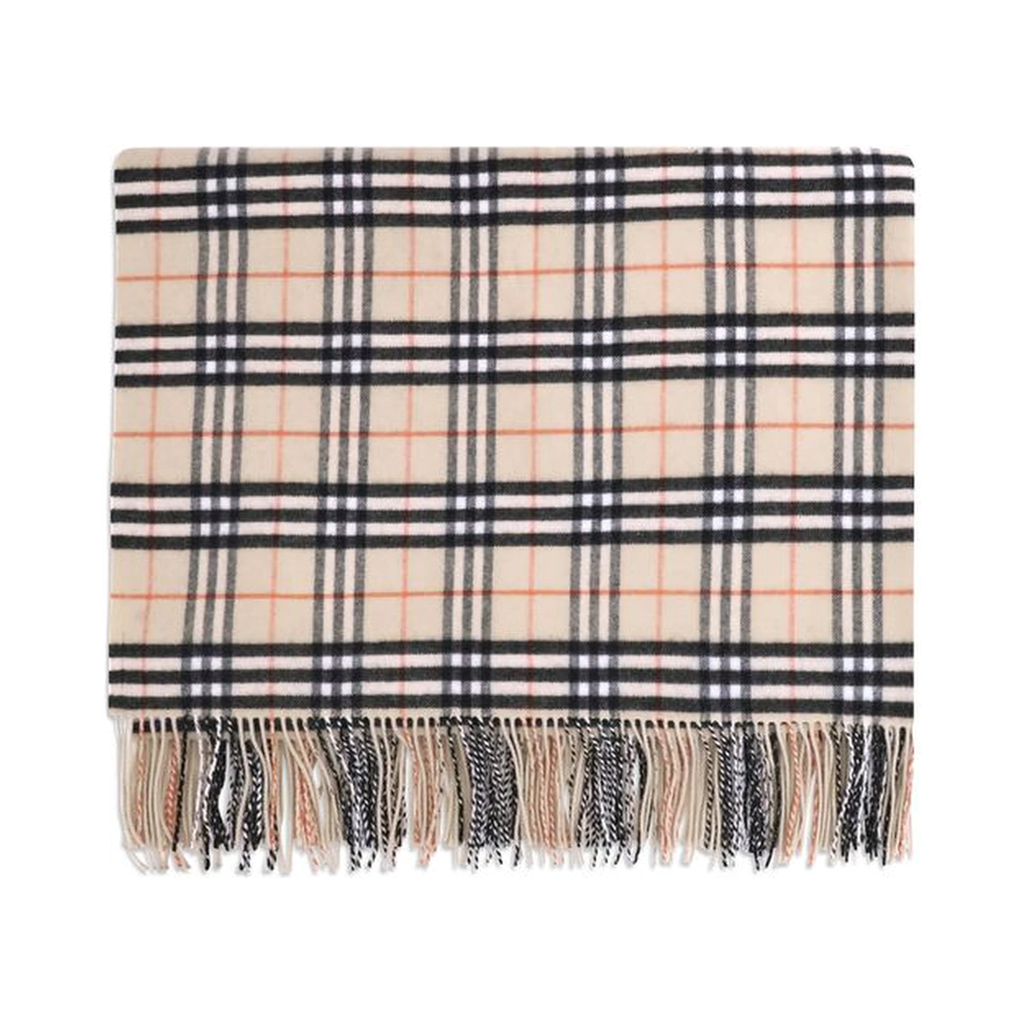 Beige Wool Scarf