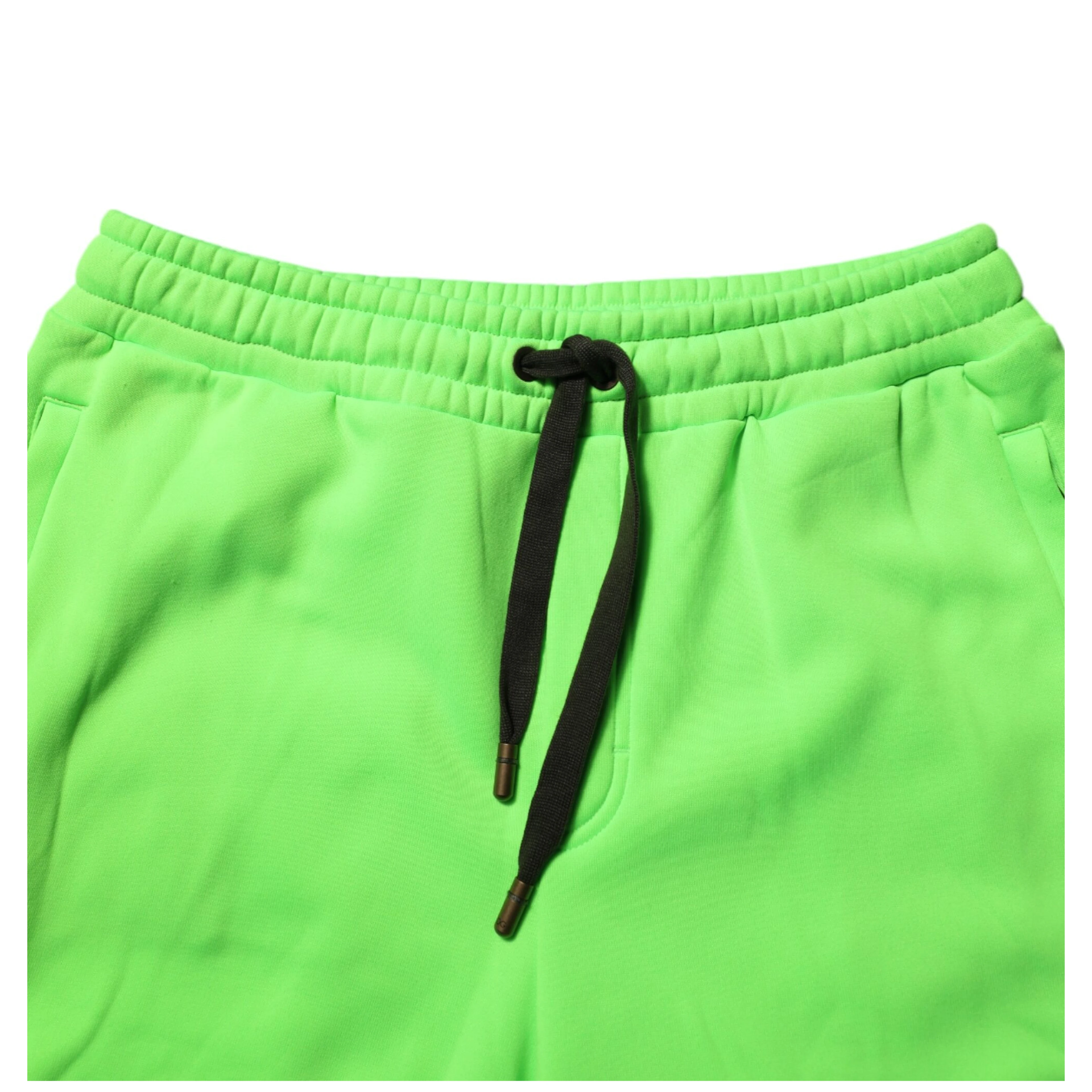 Green Patchwork Cargo Bermuda Men Shorts