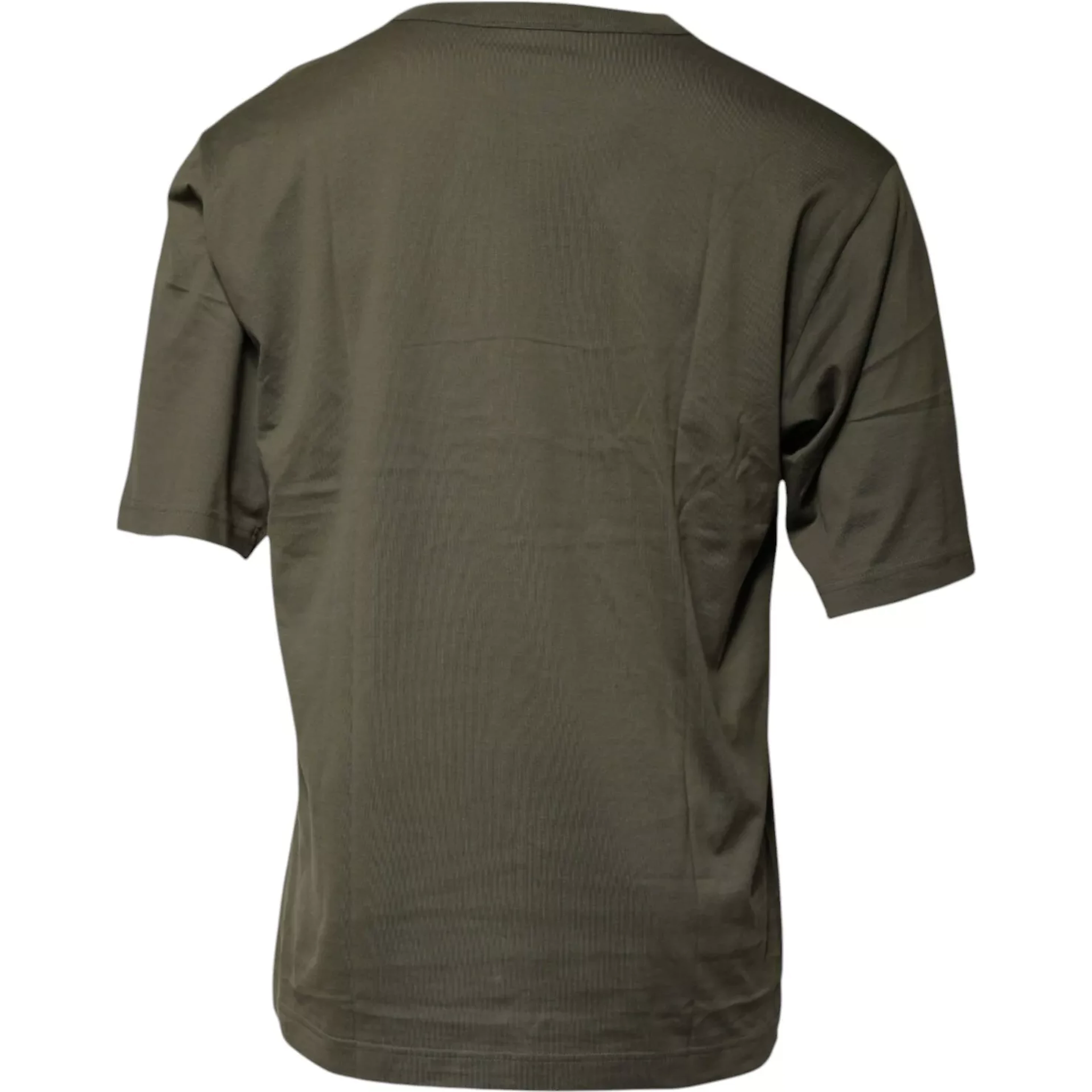 Army Green DG Love Cotton Crew Neck T-shirt
