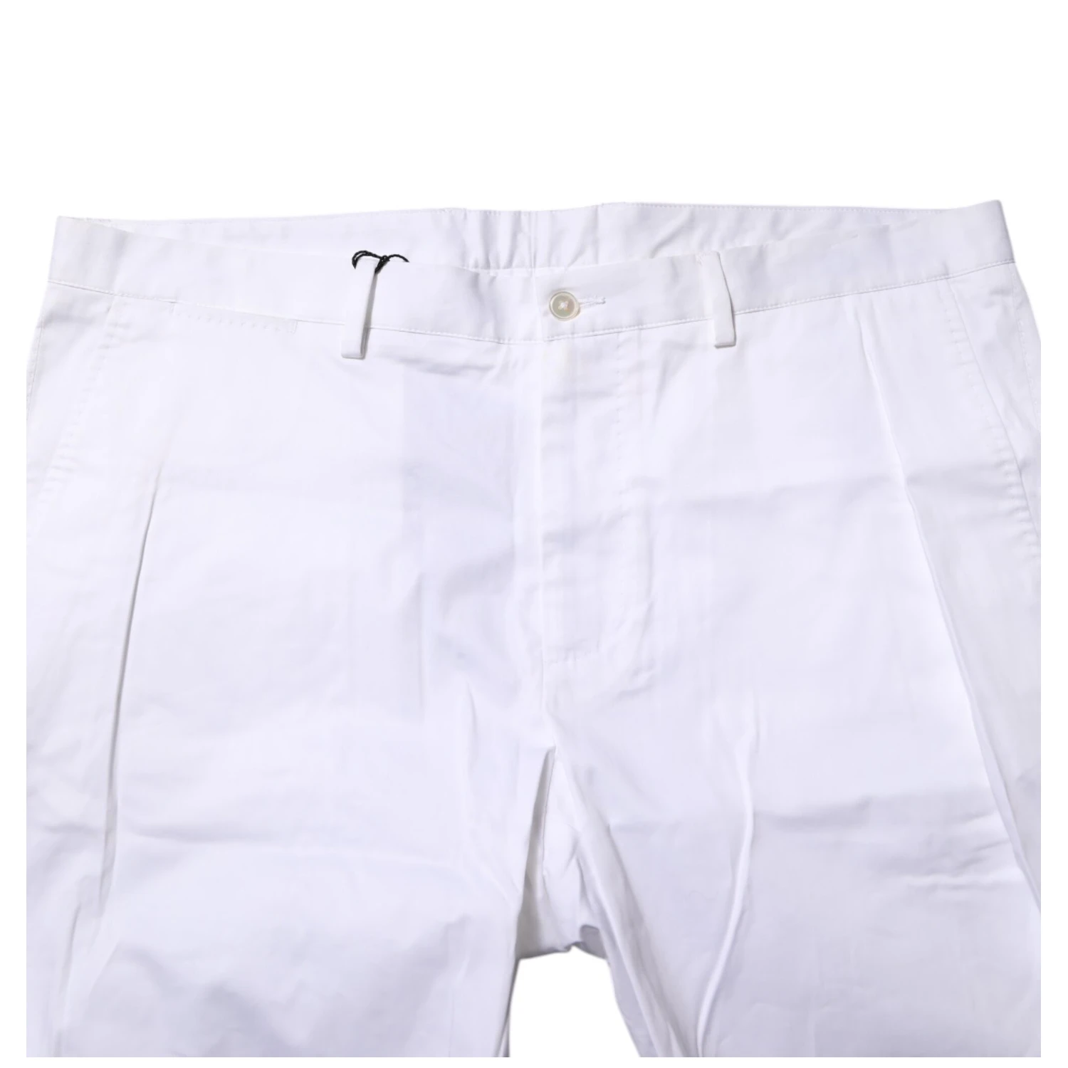 White Chinos Cotton Stretch Casual Shorts