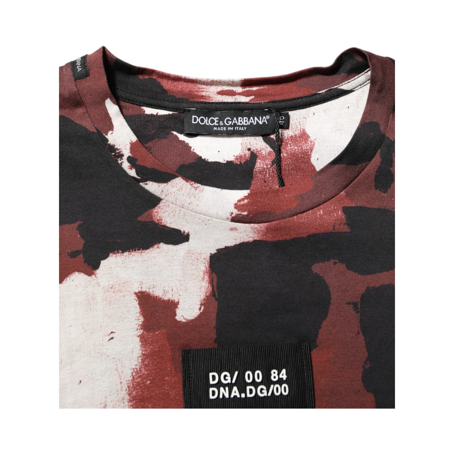Multicolor Camouflage Men Crew Neck T-shirt