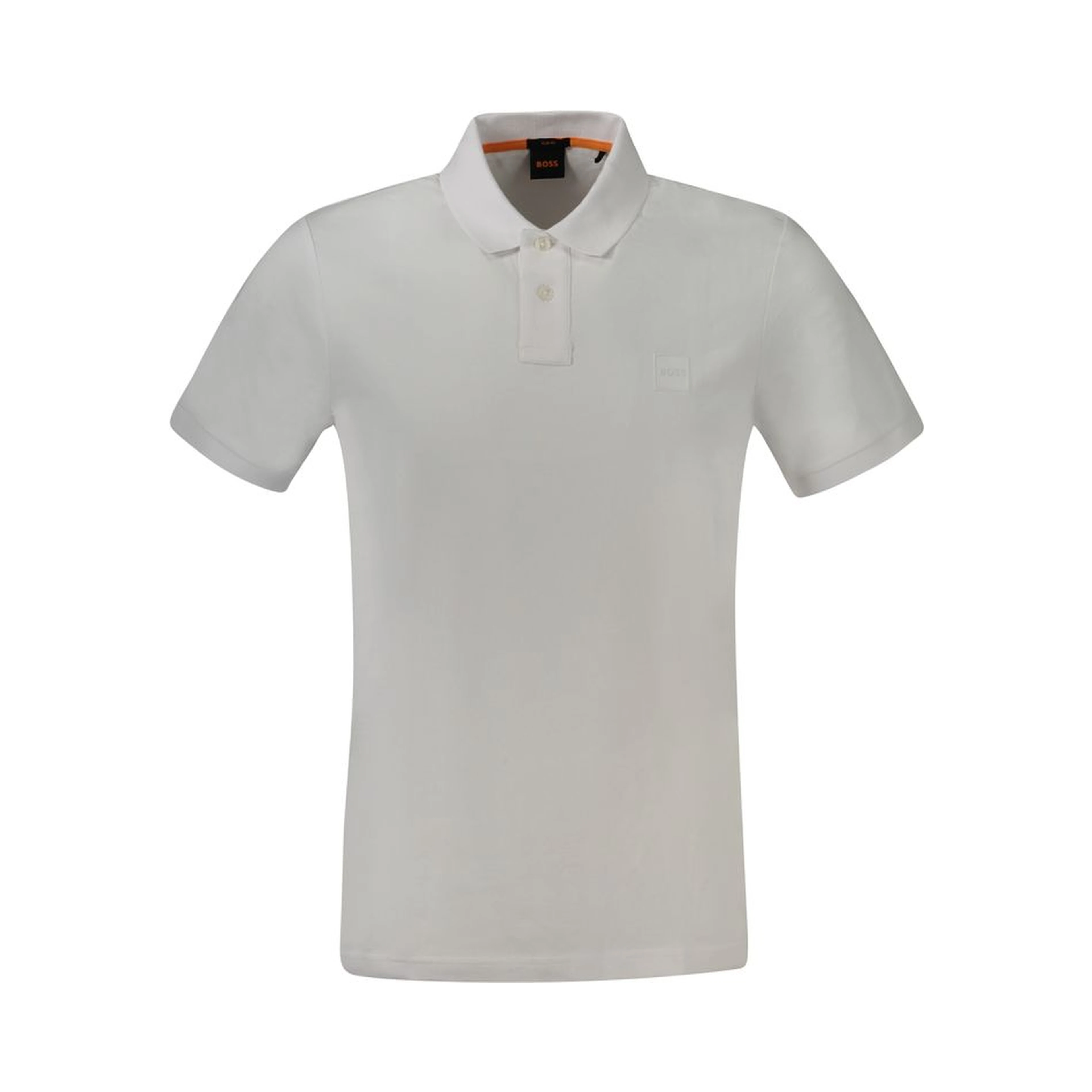 White Cotton Polo Shirt