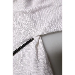 White Silk Short Sleeves Men Henley T-shirt