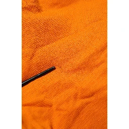 Orange Cotton Men Casual Cargo Bermuda Shorts