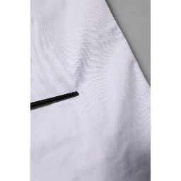 White Chinos Cotton Stretch Casual Shorts