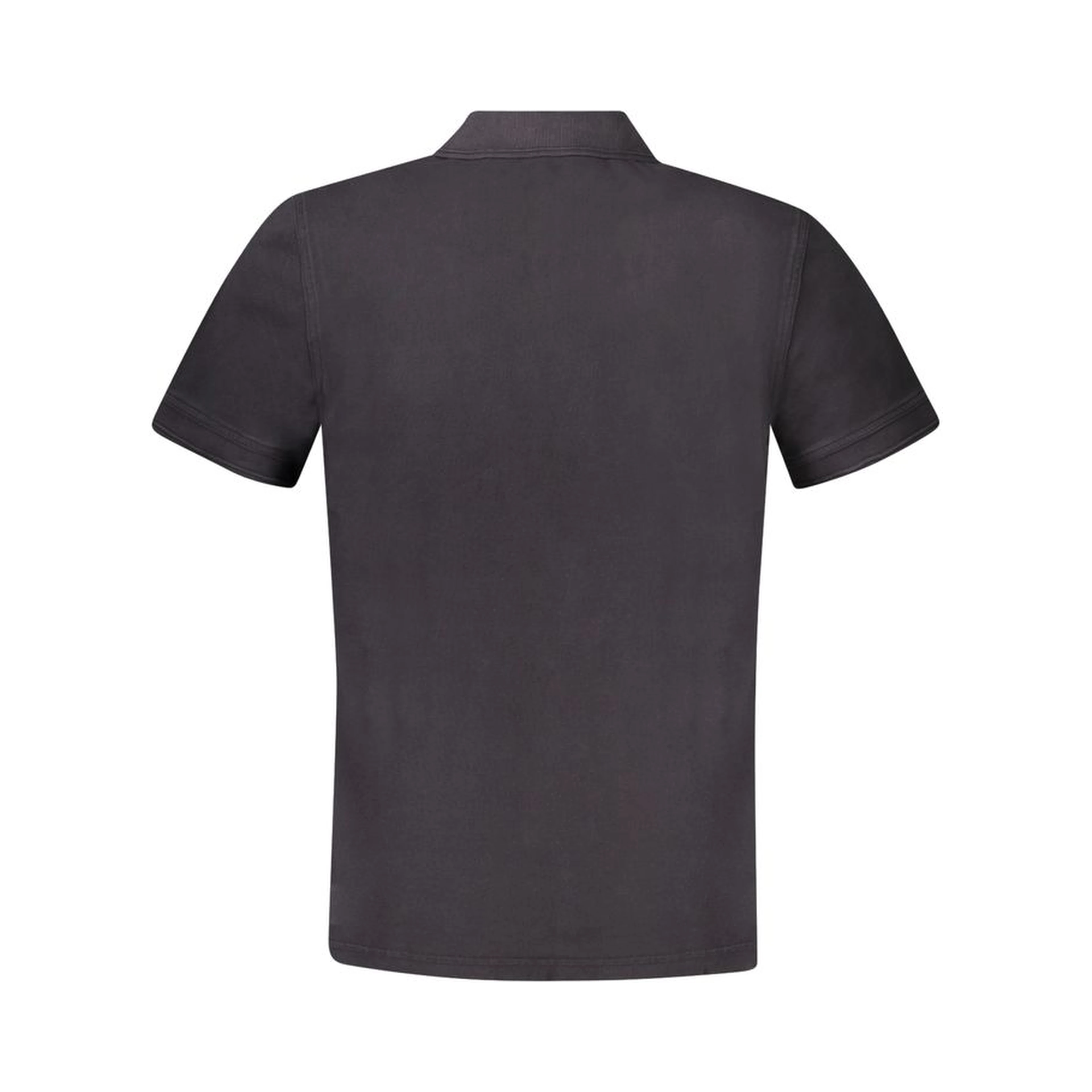 Black Cotton Polo Shirt