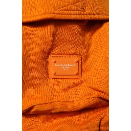 Orange Cotton Men Casual Cargo Bermuda Shorts