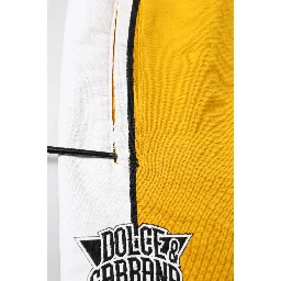 Yellow 100% Cotton Sweatpants Jogger Pants