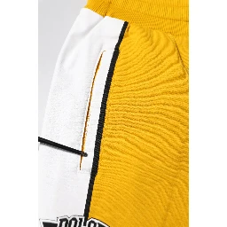 Yellow Cotton Sweatpants Jogger Trouser Pants