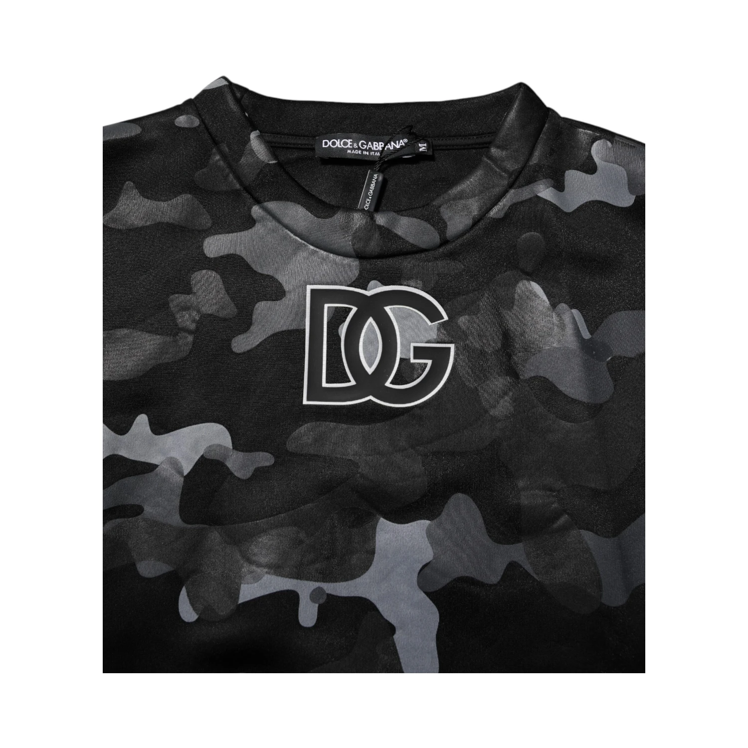 Black Camouflage Pullover Sweatshirt Sweater