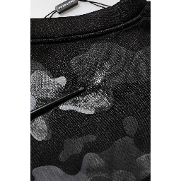 Black Camouflage Pullover Sweatshirt Sweater
